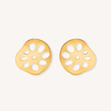 Lotus Root Earrings