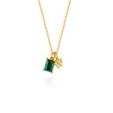 Luméclat Birthstone Letter Charm Necklace