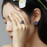 Delphinium Earrings