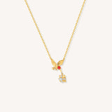 Hummingbird Flower Necklace