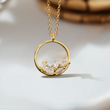 Luméclat Moissanite Circle Necklace