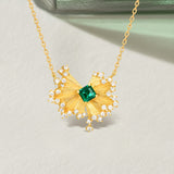 Luméclat Rotating Gemstone Pendant Necklace