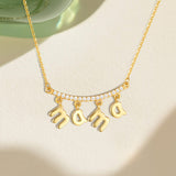 Luméclat Mama Letter Charm Necklace