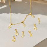 Luméclat Personalised Letter Necklace