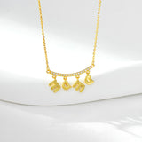 Luméclat Mama Letter Charm Necklace
