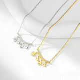 Luméclat Mama Letter Charm Necklace