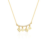 Luméclat Mama Letter Charm Necklace