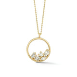 Luméclat Moissanite Circle Necklace