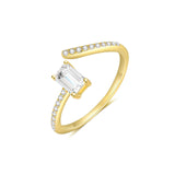 Luméclat Moissanite Emerald Cut Ring