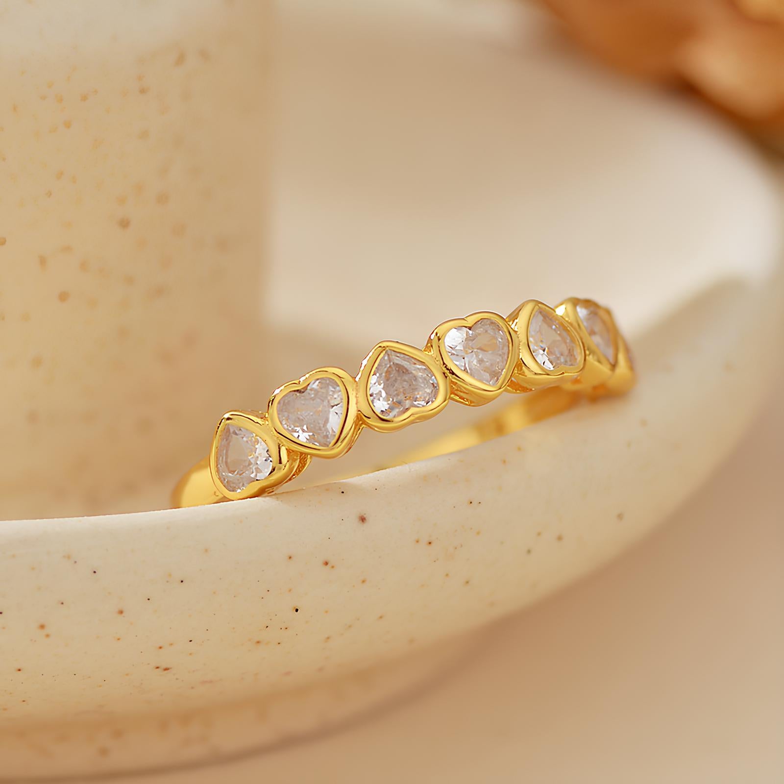 Luméclat Moissanite Heart Ring
