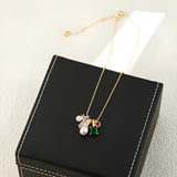Luméclat Multi-Color Gemstone Charm Necklace