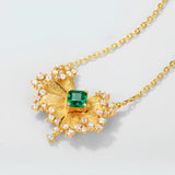 Luméclat Rotating Gemstone Pendant Necklace