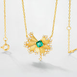 Luméclat Rotating Gemstone Pendant Necklace